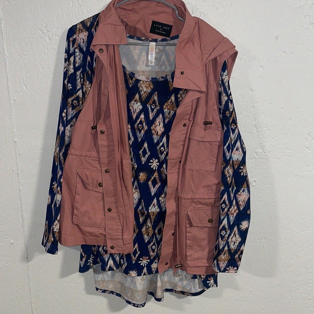 Vest and shirt